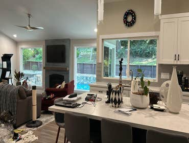 Photos by Low Price Window Tint #1 Window Film installation for solar protection and privacy in a Livermore CA home.