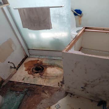 Bathroom before