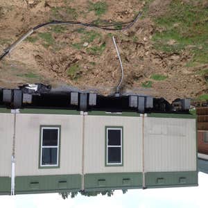 Bedford Hills Modular Progression of work installing 6 section Mobile classroom unit with a 400amp service.
