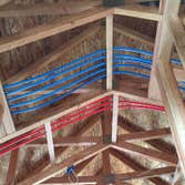 New Construction Plumbing New plumbing system for a new construction using pex for water lines and abs for drain lines