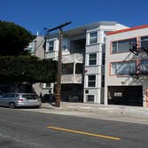 Residential Apartment Building in SF 3 story San Francisco residential building, exterior painting.