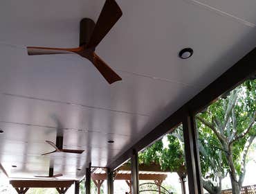 Patio Cover with fans
