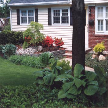 Small house great landscaping