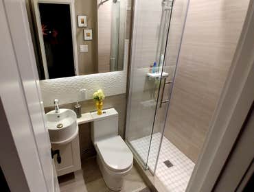Photos by Mrz Interior Design & Construction LLC #3 New bathroom renovation.