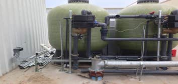 Goya Foods Project. Hook up of RO Systems, and carbon tanks