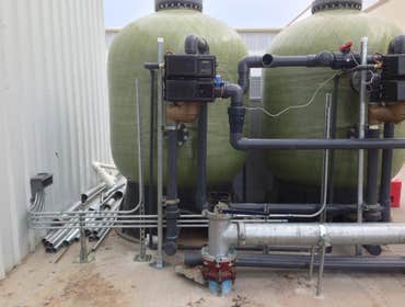Goya Foods Project. Hook up of RO Systems, and carbon tanks