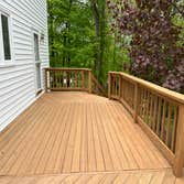 Wooden Deck Power Wash