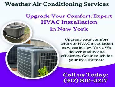 Photos by Weather Air Conditioning Services #1 Weather Air Conditioning Services is the premier HVAC company in NYC, providing a comprehensive range of