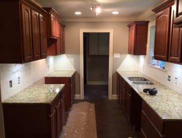 Galley Style Kitchen