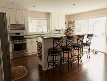 Photo(s) from New Creations Old tired kitchen was remodeled with this stunning result.
