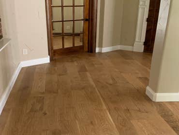 Photos by Coastal Construction Inc #1 Whole house white oak floors, paint and trim work