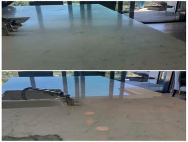Photos by Marble Specialist #12 Marble Kitchen Countertop Complete Restoration (stain removal)