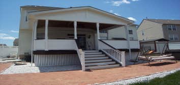 Photo(s) from American Deck Inc Trex Transcend Spiced Rum Open Roof Porch, Timonium, MD
