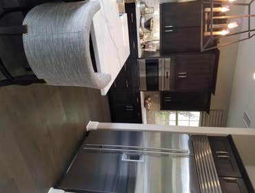 Kitchen remodeling Complete kitchen remodeling
Include tile installation backsplash countertop kitchen cabinet and upgrade electrical and the plu