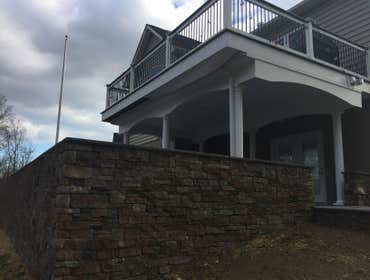 Deck & Dry Stack Veneer Wall