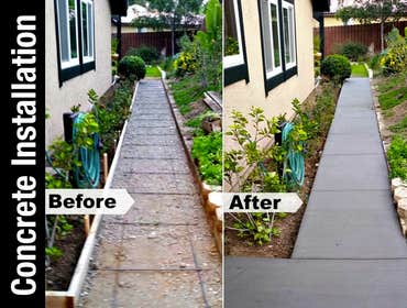 CONCRETE WALKWAY