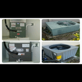 before & after new air handler