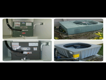before & after new air handler