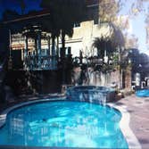 pool view from backyard