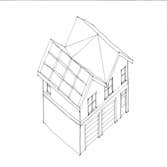 Photos by Ecological Architecture P.A. #2 2016 Projects, Carriage House Kansas City Missouri
in Historic Old Hyde Park, 3614 Gilham, includes PV photov