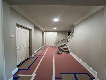 Photos by Tiger's Painting Company #3 This job was interior. It includes the walls, ceiling and baseboard. Paint provided by Sherwin Williams