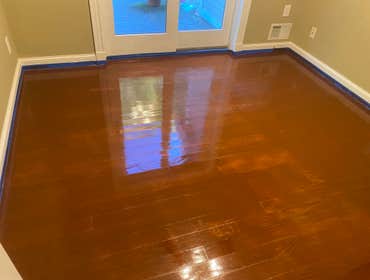 Photos by Kmas Construction LLC #14 Sand hardwood floors, refinish and poly covering