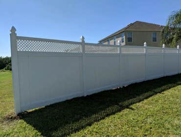 Vinyl Fence