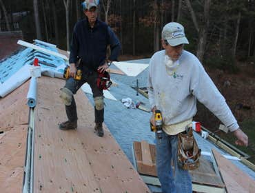 Crew at work Matt & Kevin