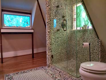 New construction bathroom