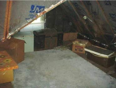Estate Attic Clean out Before