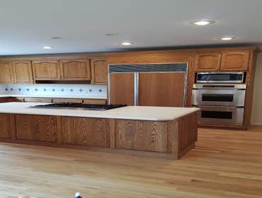 Johnson Drive house Complete paint job performed inside house in all rooms also several items repaired through out house with new light fixtures wood f