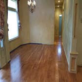 Tied in hardwood flooring