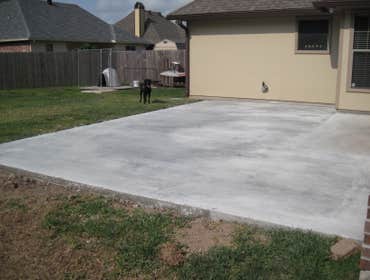 Cement Slabs around Acadiana