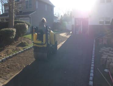 Driveway getting prepared