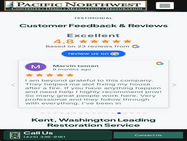 Slavik Petrus Pacific Northwest Restoration1 Fire restoration. Mold mitigation Water mitigation. Demolition. Content restoration.