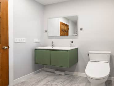 Bathroom Remodel Complete bathroom renovation featuring updated plumbing, tile, fixtures, and finishes, designed for improved comfort, functionality, a
