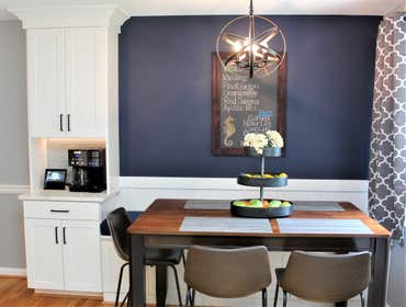 Kitchen with a beverage station in Frederick