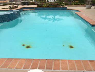 Rust spots before