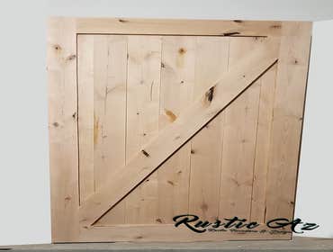 Our Work We take pride in our pieces, whether they are a barn door made of knotty alder wood, or a custom closet that will increase the value of your h