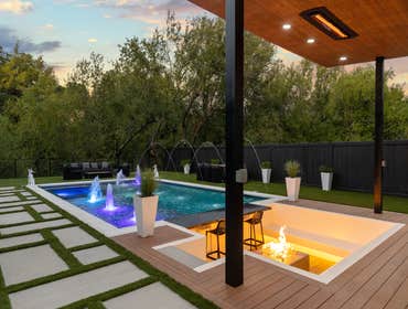 Lafayette project by Vigorous Landscaping Full outdoor living entertainment