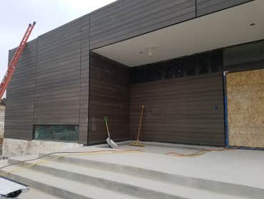 TruGrain made with Resysta This home owner hired DJK Construction, Inc. to install TruGrain made with Resysta 4 Channel Hollow profile with custom trim