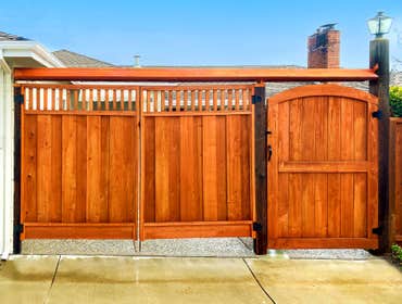Arched Single Gate and Piano Key Lattice Double Gate