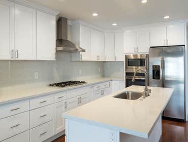 Ng Project Full House Remodel:
Kitchen, 3 bathrooms, floors, electrical, and plumbing work.