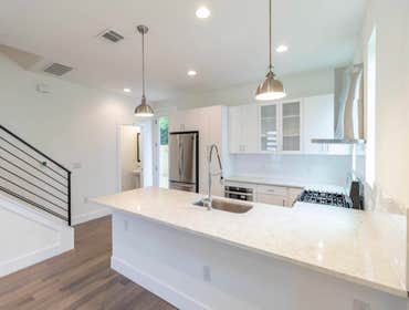 Kitchen remodel at rustical drive White out modern style kitchen. Very luxurious and affordable.