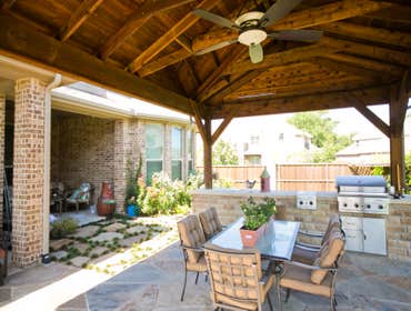 Patio Cover & Kitchen