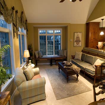 Kitchen/Addition Project was a 16'x22' living room, kitchen, and mud room with storage addition. Located in the Pottstown, Pennsylvania area.