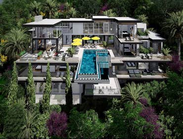 Backside Cantilever home