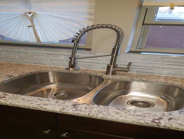 Photos by Green Construction Holmes Builders LLC #5 Basement, kitchen, bathroom remodel and concrete sidewalk replace