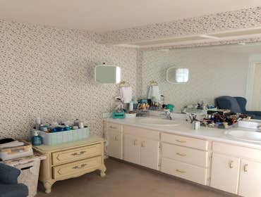 Bathroom Vanity before