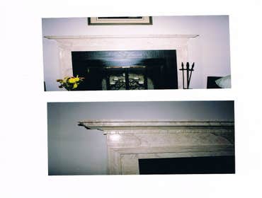 Marbleized Mantel